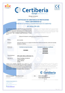 LDA NEO sistema megafonía certificado EN 54-16