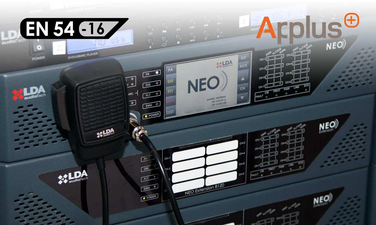 LDA NEO PA/VA System EN 54 Certified