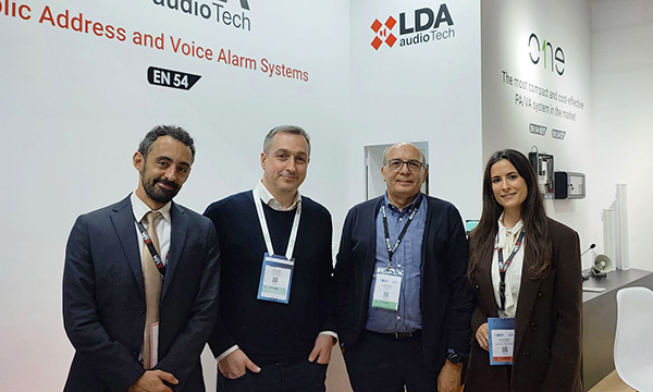 LDA Audio Tech stand at ISE 2024