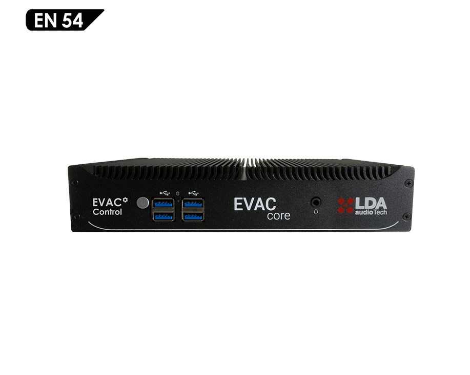 EVAC Control - EN 54 Supervision platform
