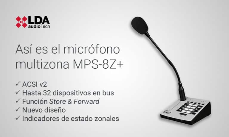 Micrófono MPS-8Z+: ventajas y comparativa - LDA Audio Tech