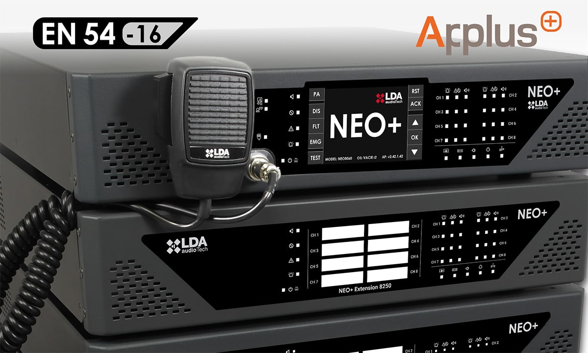 LDA NEO+ PA/VA System EN 54 Certified