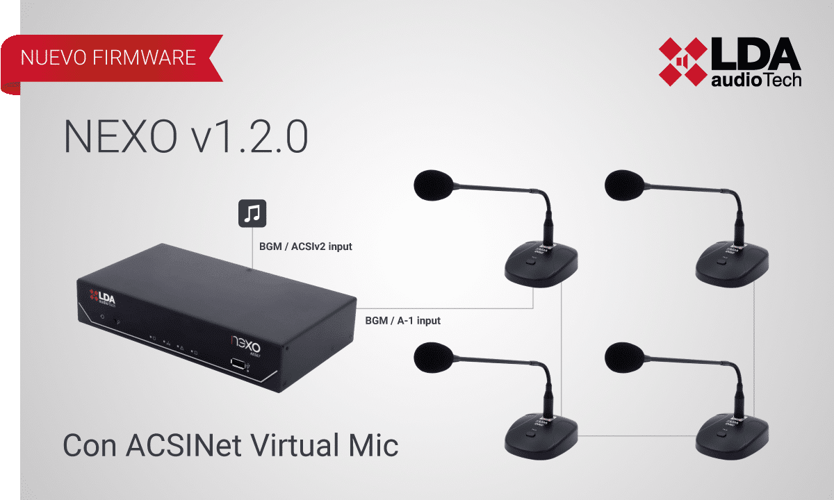 Nuevo firmware NEXO v1.2.0