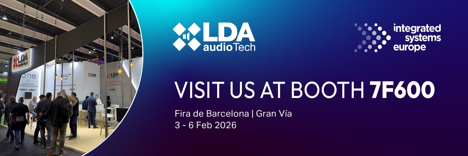 LDA Audio Tech at ISE 2026 LDA Audio Tech at ISE 2026