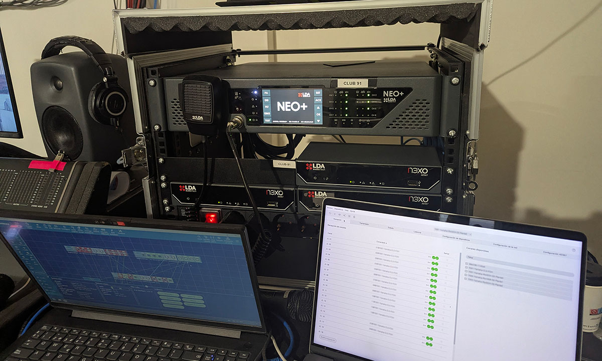 Madring-F1-circuit-LDA-references-11 LDA NEO+ public address equipment monitored for the 2026 Formula 1 Spanish Grand Prix at MADRING